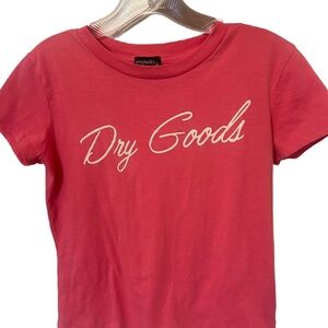 Dry Goods Pink Short Sleeve Tee